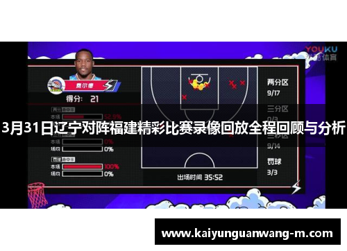 3月31日辽宁对阵福建精彩比赛录像回放全程回顾与分析